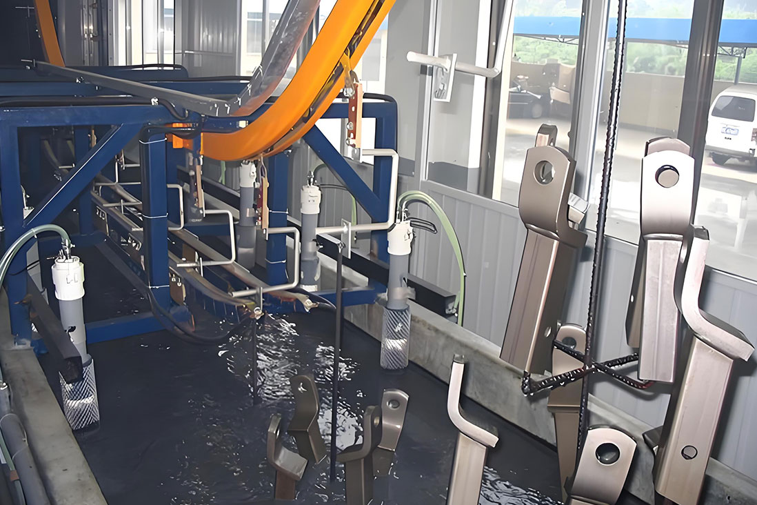 Línea de producción de electroforesis